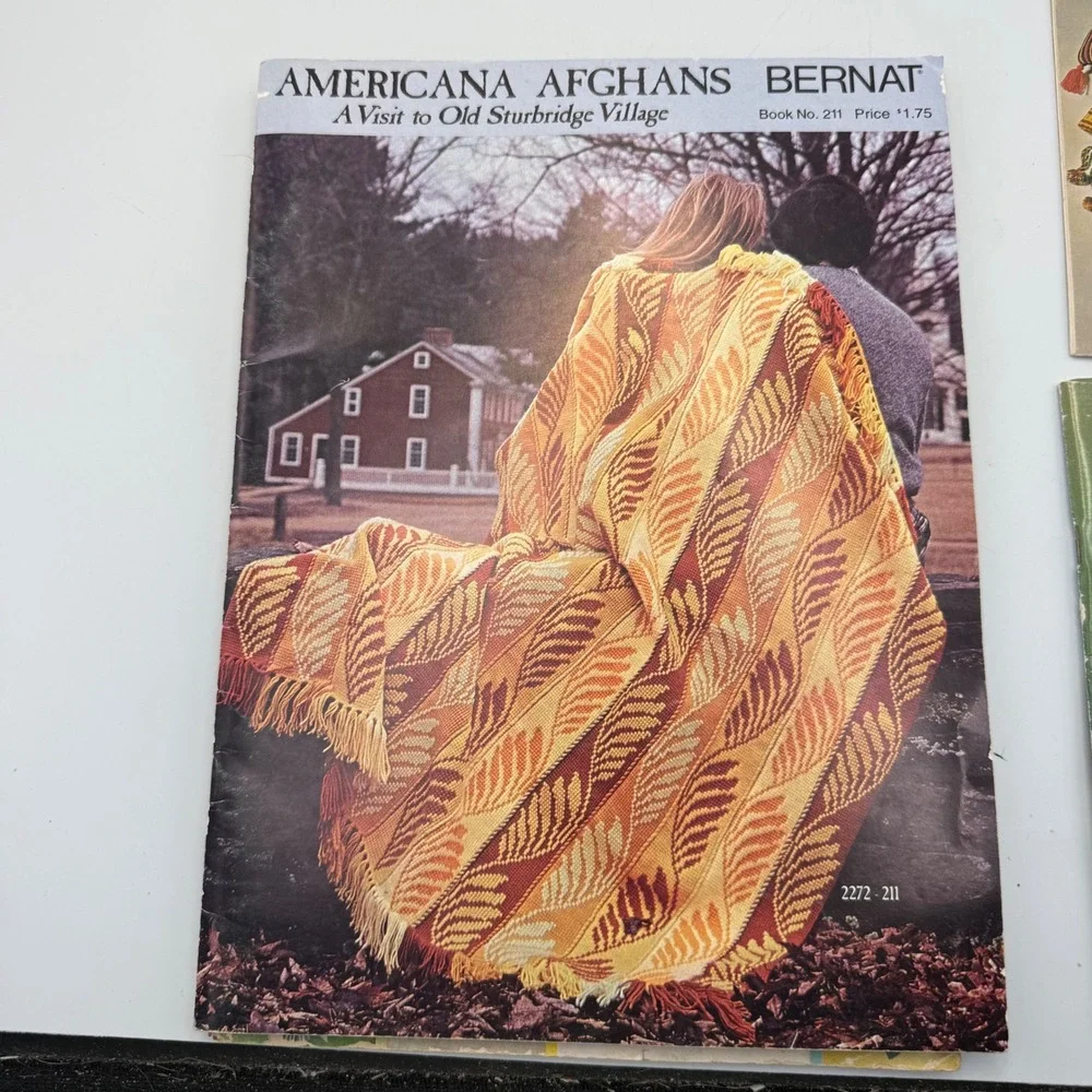 Vintage Knitting Crochet Pattern Book Lot Mon Tricot McCalls Bernat 7 Books